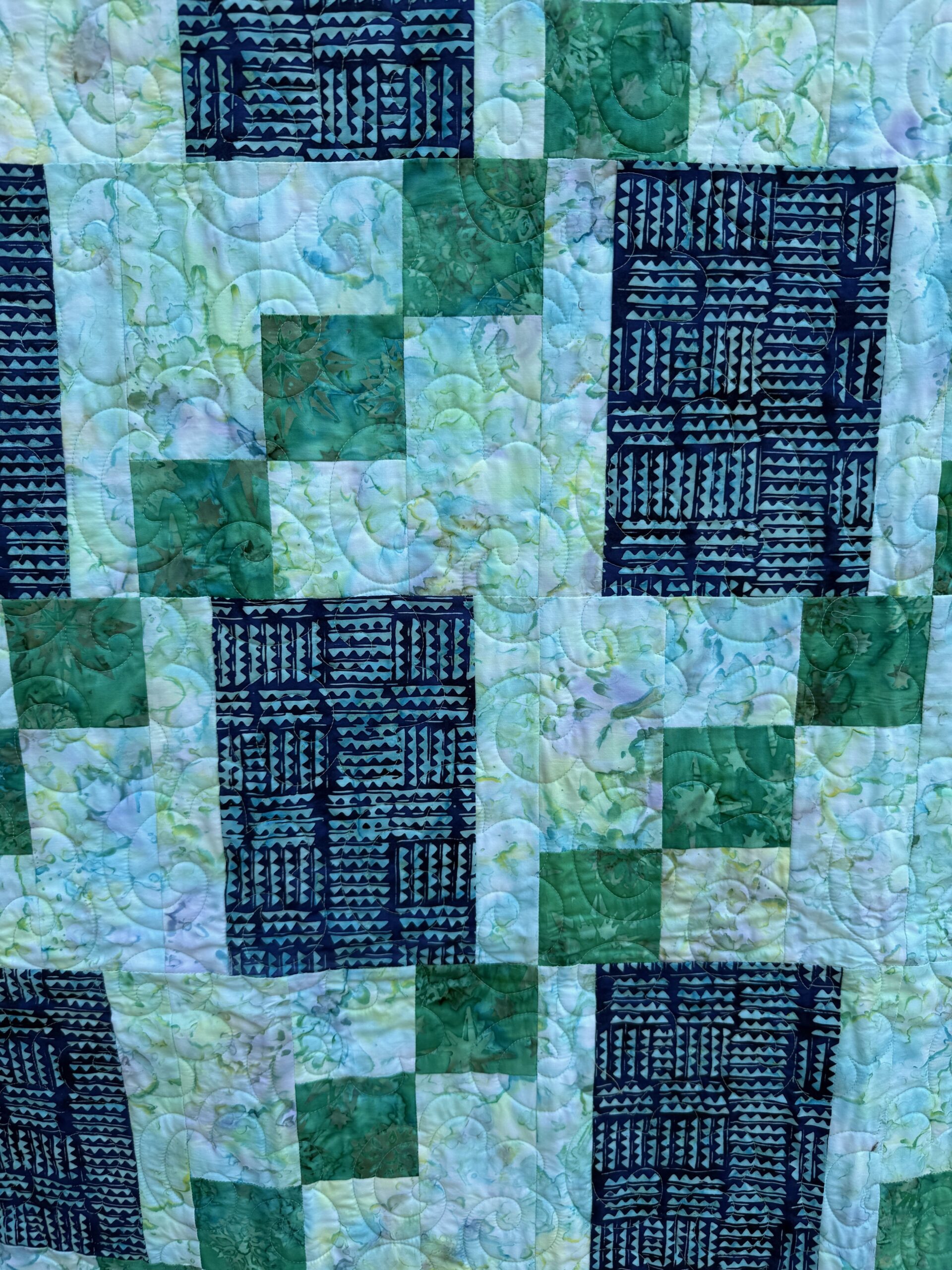 Blue and Green Batiks - Image 3